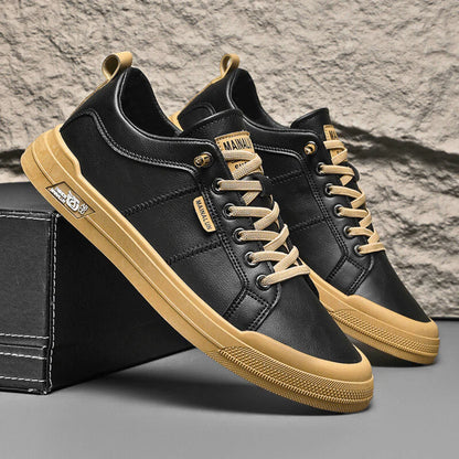 HARRINGTON -  ZAPATILLAS DE CUERO