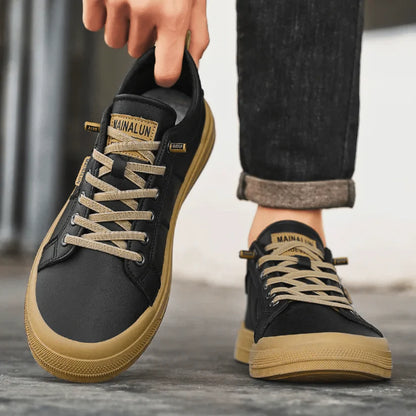 HARRINGTON -  ZAPATILLAS DE CUERO