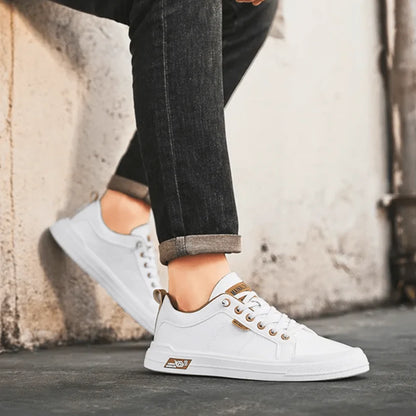 HARRINGTON -  ZAPATILLAS DE CUERO